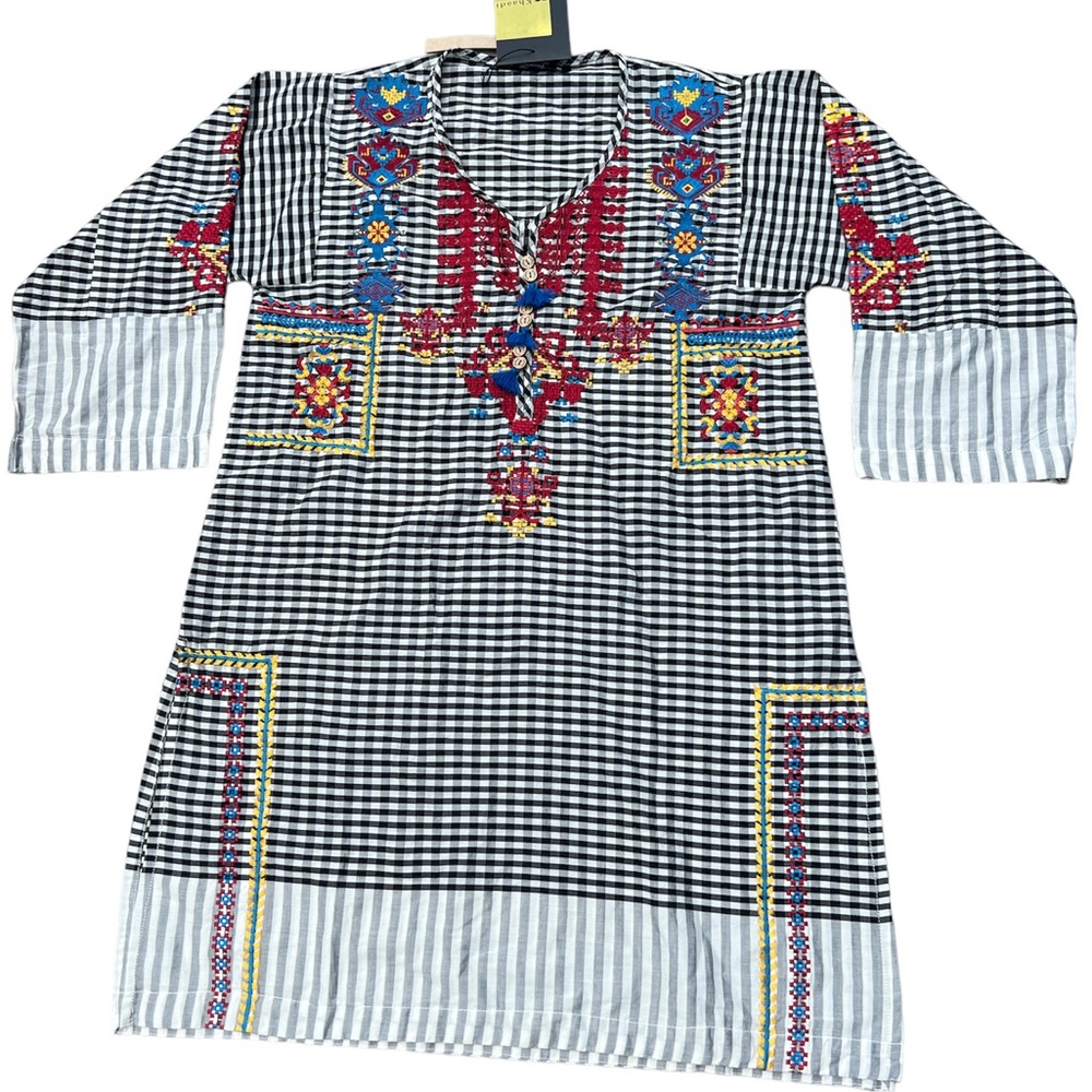 Khaadi embroidered tunic NWT